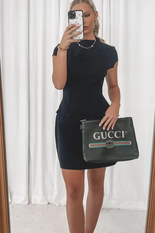 Queen Of The Game Short Sleeve Mini Dress
