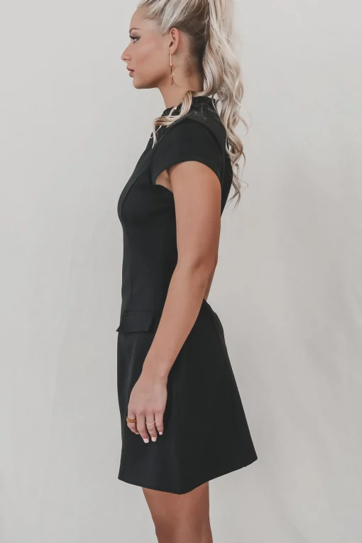 Queen Of The Game Short Sleeve Mini Dress