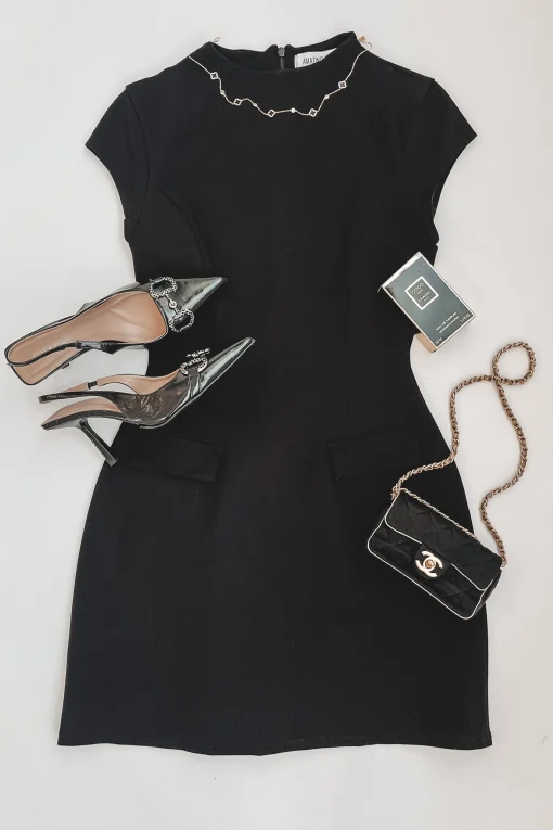 Queen Of The Game Short Sleeve Mini Dress