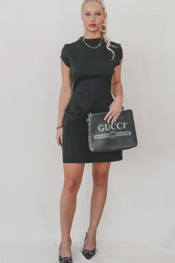 Queen Of The Game Short Sleeve Mini Dress