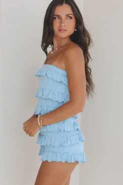 Right Turn Into Your Heart Ruffle Romper