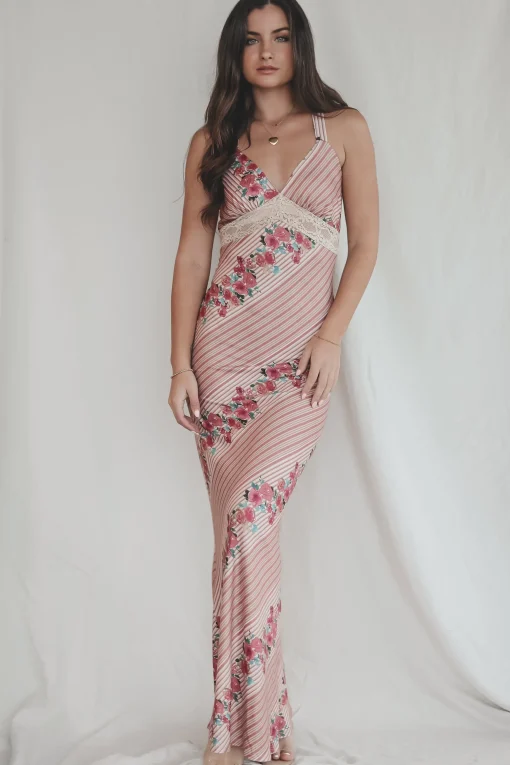 Romance Is In The Air Floral Maxi Dress