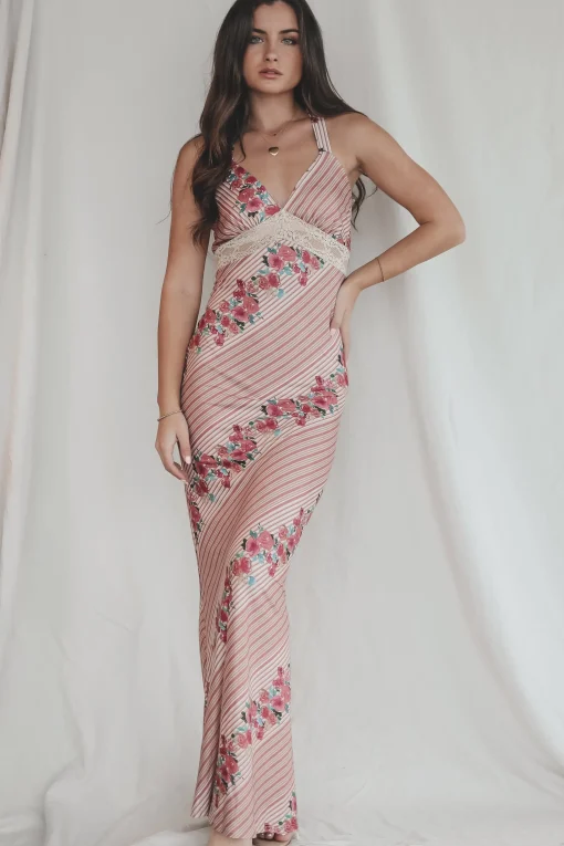 Romance Is In The Air Floral Maxi Dress
