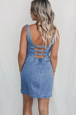 SHOW ME YOUR MUMU Steph Denim Mini Dress