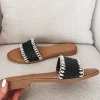 Slide In Sun Woven Slip On Flat Sandals