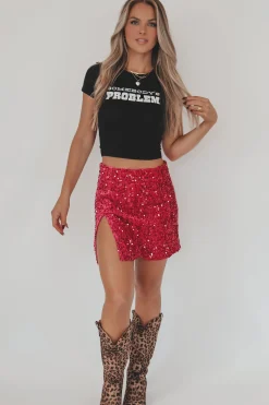 Somebody’s Problem Babydoll Tee