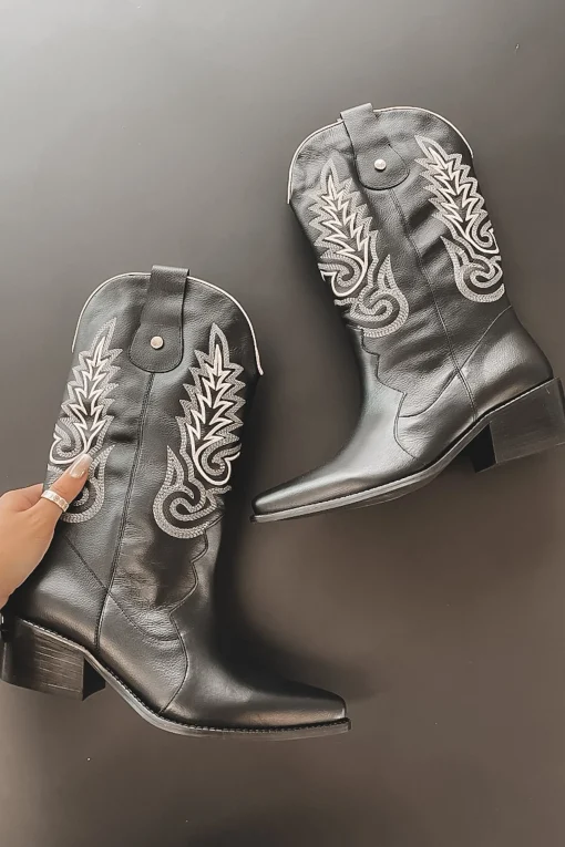 STIVALI Loyal Leather Western Cowboy Boot