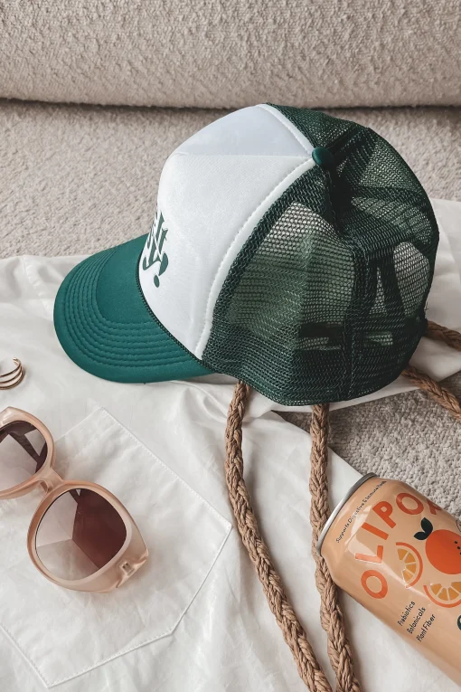 Take It Easy Trucker Forest Green Trucker Hat