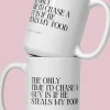 The Only Time I'd Chase A Guy White Funny Bestie Gift Coffee Mug