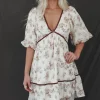 This Little Cutie Cream Floral Dress