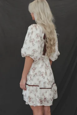 This Little Cutie Cream Floral Dress