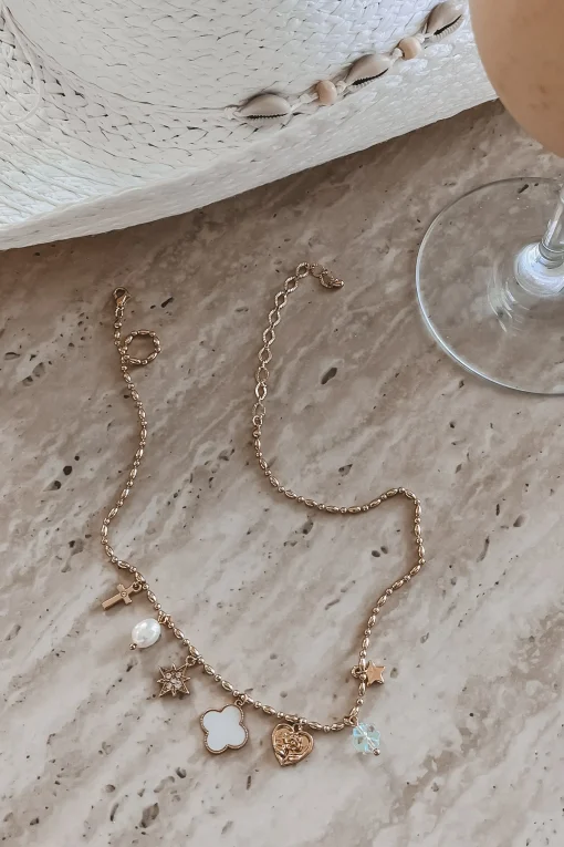 Turning On The Charm Multi Charm Necklace