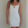 White Sands Ahead White Mini Dress