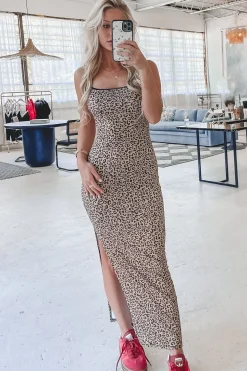 Wild About You Leopard Maxi Dress