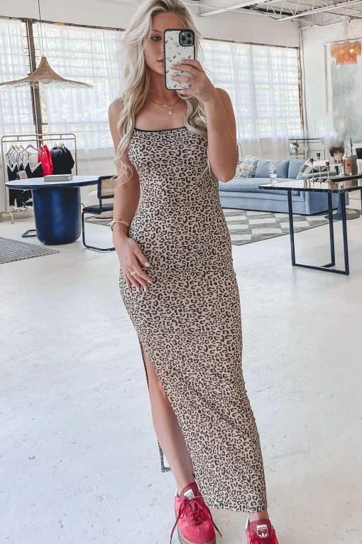 Wild About You Leopard Maxi Dress