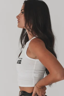 You Look Like You Love Me Concert Graphic High Neck Tank Top