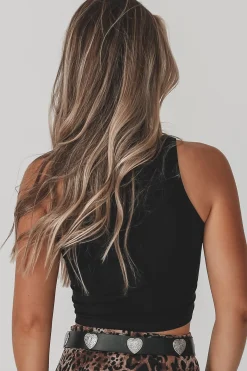 You Look Like You Love Me Concert Graphic High Neck Tank Top