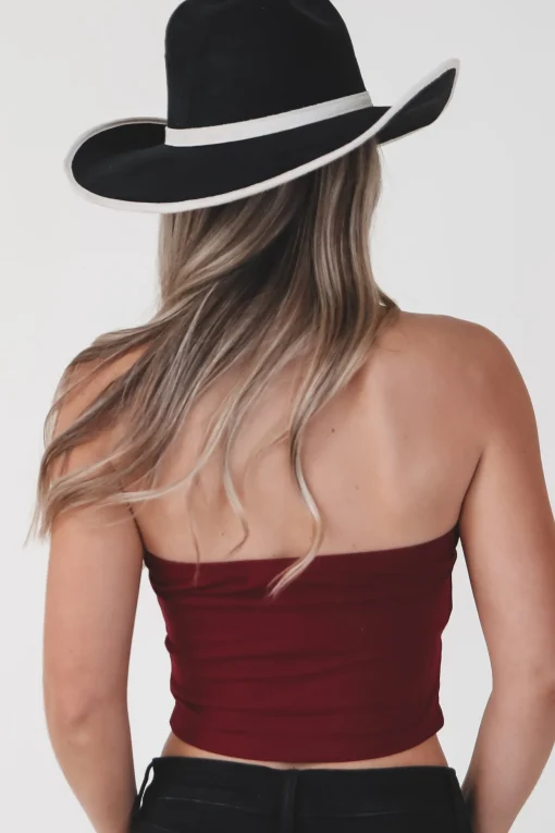 You Look Like You Love Me Strapless Graphic Tube Top