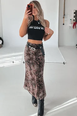 You Look Like You Love Me Concert Graphic High Neck Tank Top