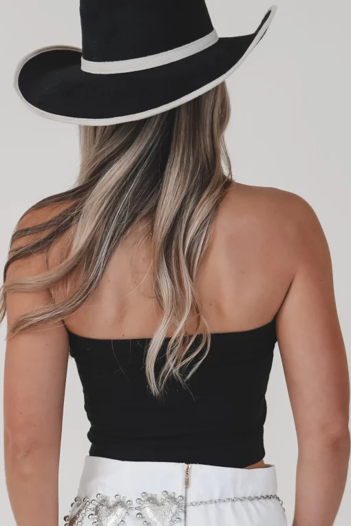 You Look Like You Love Me Strapless Graphic Tube Top